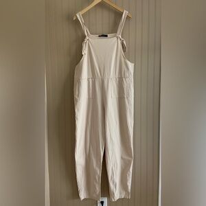 Zanzea 100% Cotton Cream Coloured Oversized Overalls Women’s Large